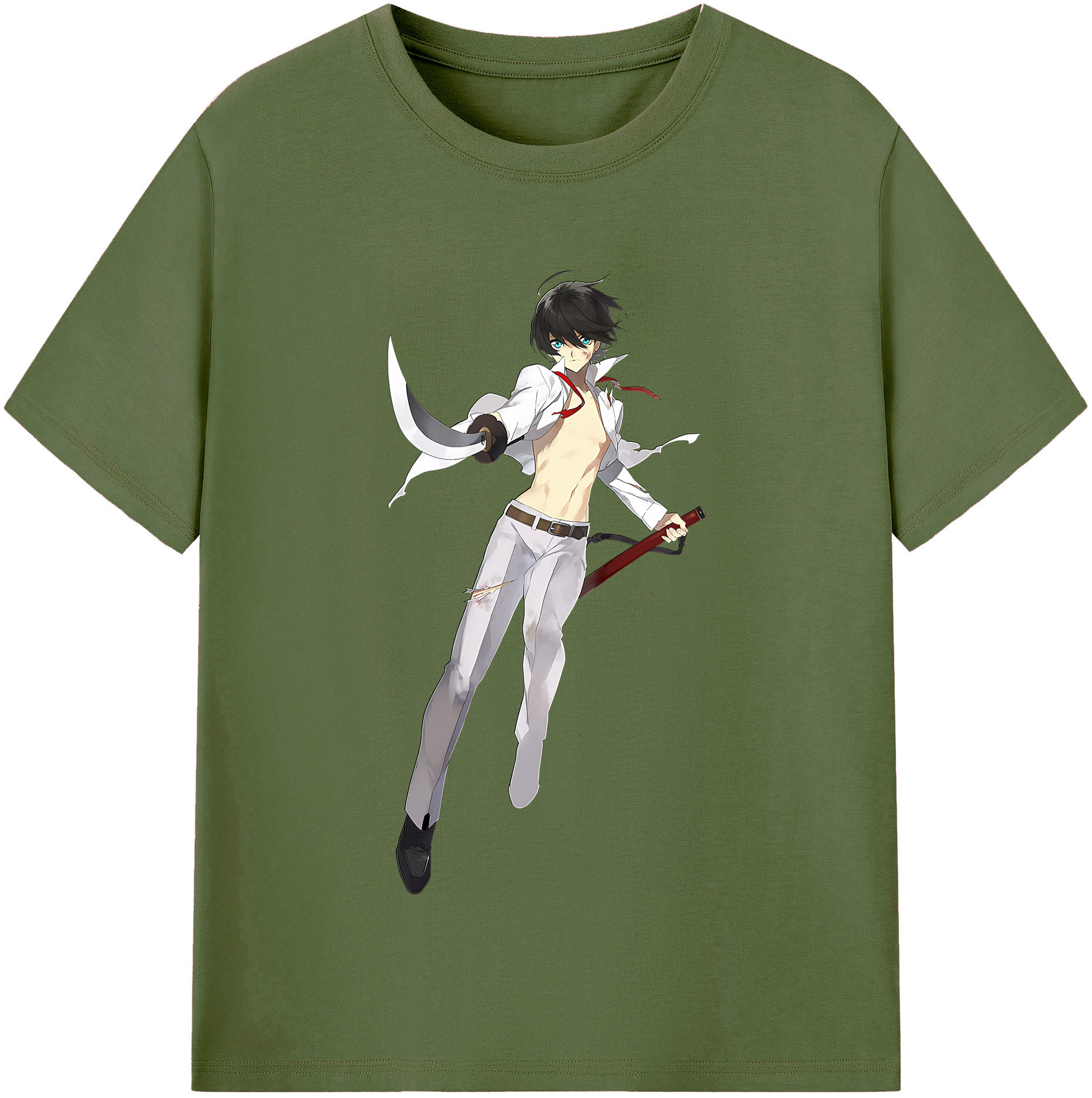 （画像用） 刀剣乱舞 Touken Ranbu 綿100％半袖Tシャツ（フロントプリント）